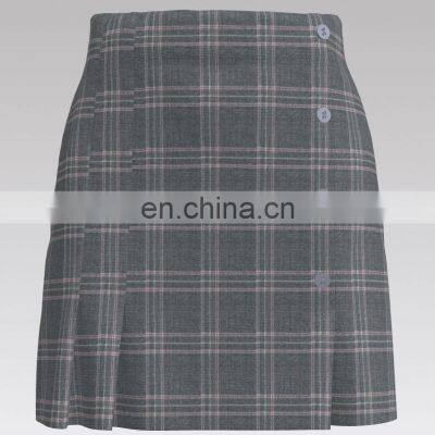 Hot Sale Polyester Rayon with Spandex TR Stretch Plaid for  Skirt and Blouse