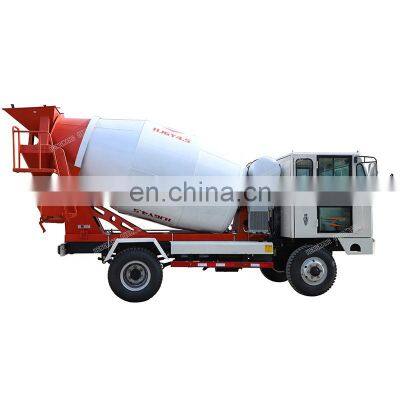 6 wheels portable concrete mixer truck for sale 4.5m3