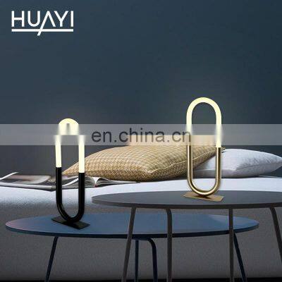 HUAYI New Arrival 6watt Night Light Hotel Restaurant Bedroom Bedside Modern LED Table Light