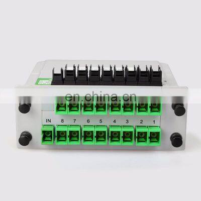 Good Price FTTH 1*16 Way Plug-in SC APC CATV Box Cassette Card Splitter photo-2