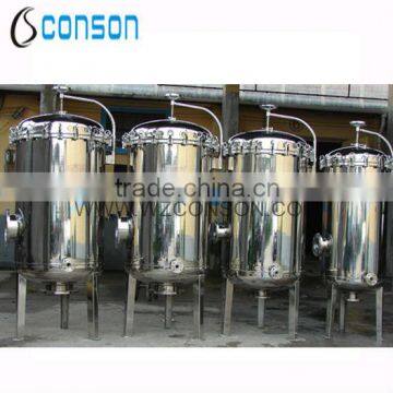 stainless steel cartridge filter vessel