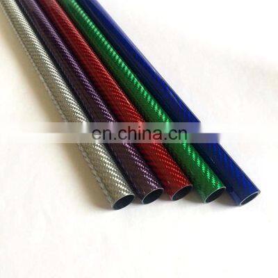 factory OEM high quality pure carbon fiber pipe tube pole 10mm 5mm 3mm