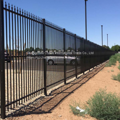 Zinc Steel Fence Anti Climbing Fence in School Community Fence Pole Villa Yard Factory Iron Fence photo-2
