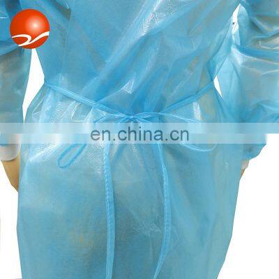 Disposable Waterproof PP+PE Surgical Gown Hospital Use Medical Adult Use Anti-Bacterial Isolation Gown photo-5