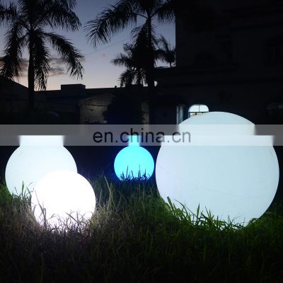 led big ball lights /outdoor multi-color change smart control IP 68 LED waterproof ball lights