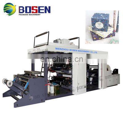 FLEXO PRINTER PP WOVEN BAG PLASTIC FILM NON-WOVEN PE FLEXOGRAPHIC 2 COLOR OFFSET ROLL TO ROLL PRINTING MACHINE FOR SALE