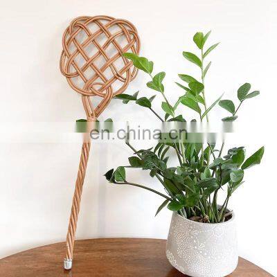 Hot Sale Vintage Woven Rattan Carpet Beater Knot Antique cane rug dust beater Wholesale made in Vietnam