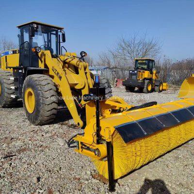 China snow sweeper attachments for XCMG Liugong SDLG wheel loader