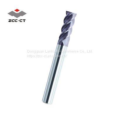 Zhuzhou Diamond Tungsten Steel Milling Cutter GM-4E-D10.0 Cemented Carbide Milling Cutter Four-blade Straight Shank Flat End Milling Cutter photo-3