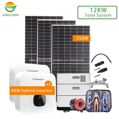 12KW Solar System 550W solar panels