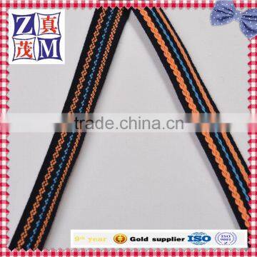 15mm custom striped colorful inelastic webbing