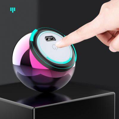 Bluetooth Speaker Aluminum Black Speaker Portable HiFi Stereo Sound Compact Body Clear Sound Hands-Free Call  Bluetooth Speaker