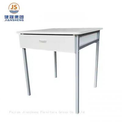 Product Descriptions From the Supplier Overview Product Description Size 700*700*750mm Desk TOP Top is MDF 18MM, PVC Edges Frame Round Tube With Powder Coating Packing Folding Legs, CKD,1 Set/Carton Color White Top,Gray Base Like,Maxima Chair RAL Product photo-2