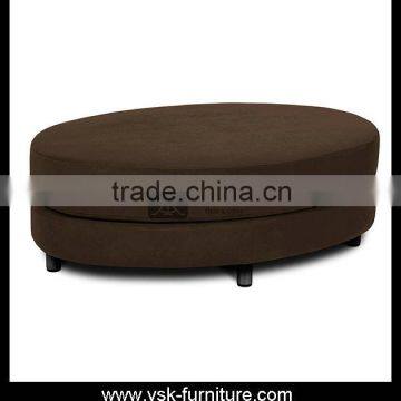 OT-005 American Style Oval Shape Fabric Ottoman