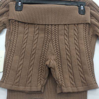 women's shorts cable knit