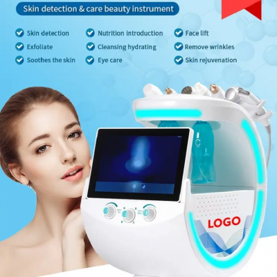 Portable Hydra Beauty Facial 7 in 1 Machine Skin Peeling Hydro Oxygen Facial Hydra Dermabrasion Aqua Peel Machine photo-2