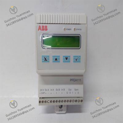 ABB PFEA111-20 3BSE050090R20 Controlador de tensión