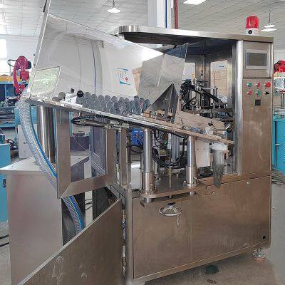 Plastic Aluminum Laminate Tube Packaging Automatic Double Filling and Sealing Machine