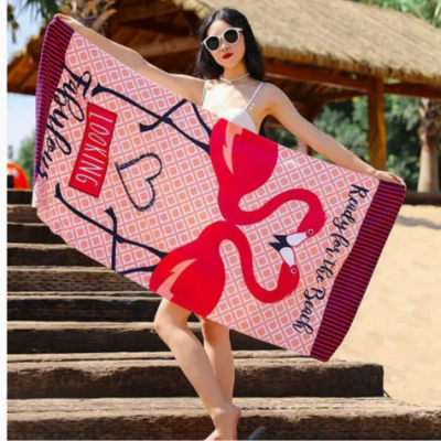 Factory Custom Printing Microfiber Beach Towel