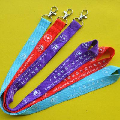 Company/School/Exhibition/Fair Lanyard with customised screen printing, functions and hooks