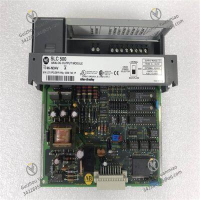 Allen-Bradley 1746-NO4V Standard Analog Voltage Output Module.