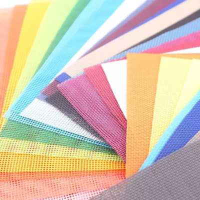 PVC Coated Polyester Mesh Fabric Textilene Pool Fence Fabric Outdoor Textilene Woven Mesh Fabric/PVC Woven Mesh Fabric Wholesale