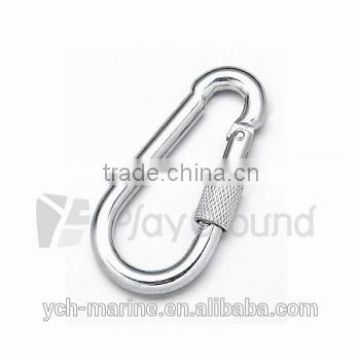 2450N With Nut Galvanised Spring Snap Hook