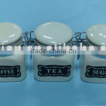 Ceramic canister set,Porcelain canister