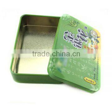 square candy tin can,tin can cover,round metal tin can screw top