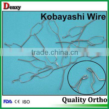 dental supplier hot-sell Stainless Steel Kobayashi wire Ties