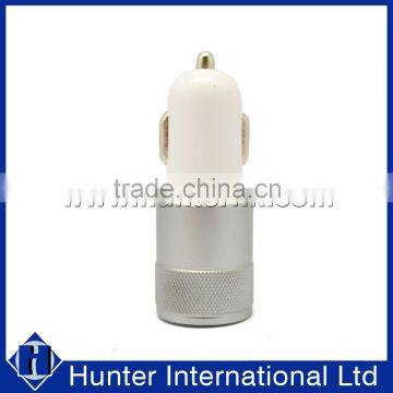 Bespoke Metal Dual USB Bullet Car Charger