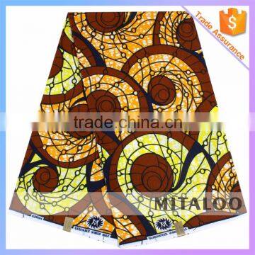 Mitaloo Nice Printed Wax Fabric Cotton Fabric Real Wax MH3025 photo-2