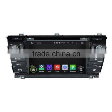 Automotive multimedia dvd player with navigation system for Toyota Corolla 2014