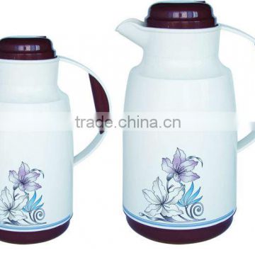 0.5L 1.0L Plastic Thermos Bottle Vacuum Flask Beautiful Handle Design