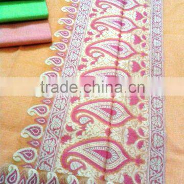 Banarasi pallu border saree