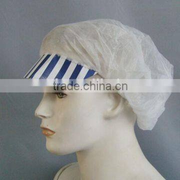 Disposable Non-woven Peak Cap Work Cap for Man photo-3