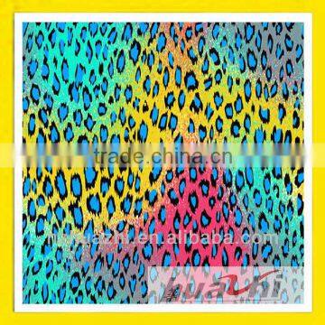 2014 new fashion leopard print lycra polyester knit fabric