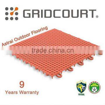 Gridcour Outdoor Suspended Interlocking Sports Flooring Tiles