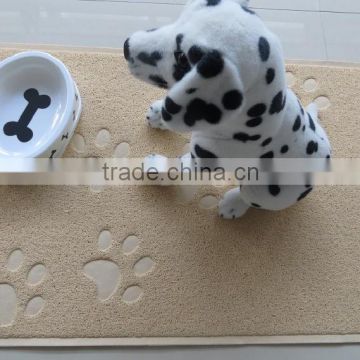 Pet Supplies for Dogs Paw Shaped Cat Litter Mat PVC Pet Mat