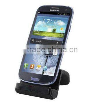 Micro-USB Dock Cradle Desktop SmartPhone Charger for Samsung Galaxy S IV S4 Smartphone with fast shipping,less MOQ from factory