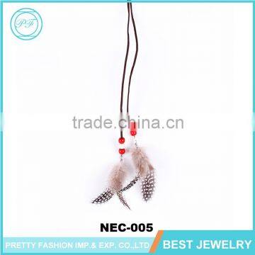 Hot Sale Sexy Feather Necklace Elastic Feather Hairbands For Women