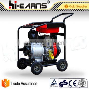 6 inch free pull start single cylinder diesel centrifugal water pump