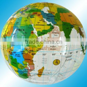 inflatable world map beach ball