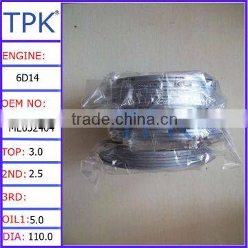 6D14 Engine PISTON RING ME032404, ME032260 ME032071 ME032458