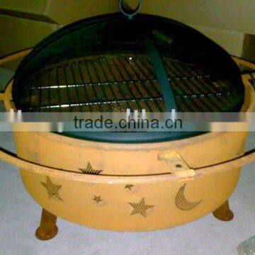 natural rusted barbecue fire pits