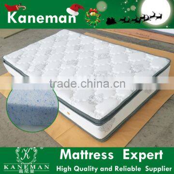 Wholesale OEM two side used compress soft visco gel memory foam mattress