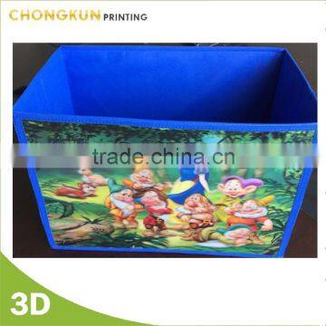 3D Nonwoven Foldable Storage Box for Children's Toys