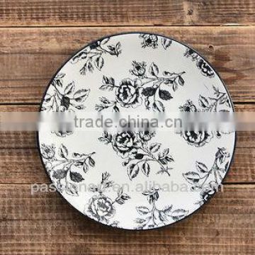 Art Design Hand Painting Ceramic Plate Model CP8131