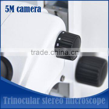 0.8X-5X Zoom Stereo Microscope with5M camera