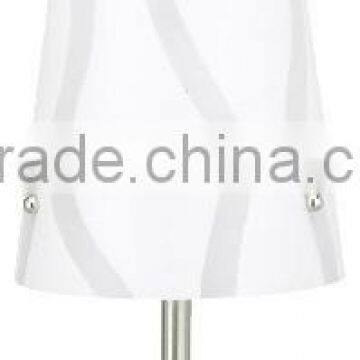 holiday lamp living room lamp table lamp PVC desk lamp,white shade with gery streak